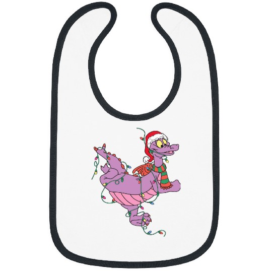 Santa Figment Dragon Lights Christmas Light  Bibs, Disney