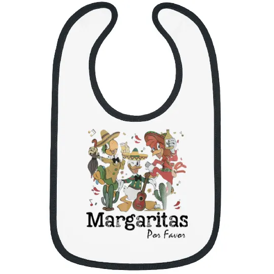 Vintage Disney Bibs, Disney Margarita Bibs, Disney Epcot