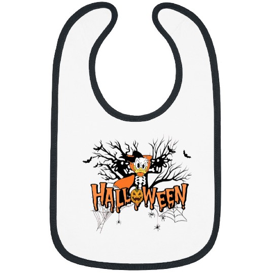 Disney Halloween Bibs, Donald Duck Halloween Bibs, Disneyland Halloween Bibs