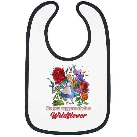Do you suppose she's a Wildflower Bibs, Alice in Wonderland Bibs, Disney Parks Bibs