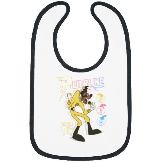Goofy Movie Powerline Stand Out Tour '95 Double Sided Bibs, Disneyland Goofy Powerline Bibs