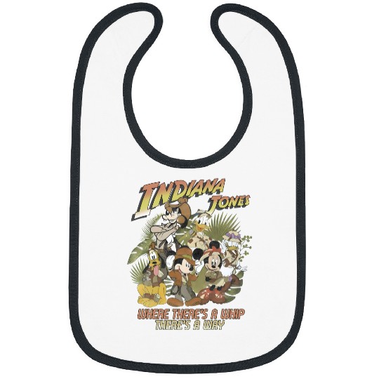 Mickey And Friends Indiana Jones Bibs, Indiana Jones Ride Bibs, Disneyland Bibs