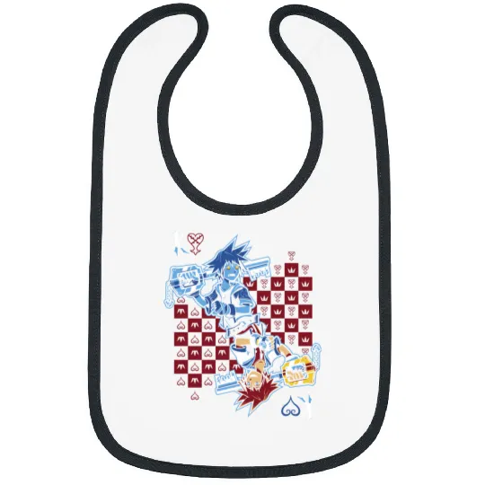 ANTI-DISNEY King of Hearts Bibs