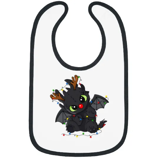 Disney Toothless Christmas Lights Bibs