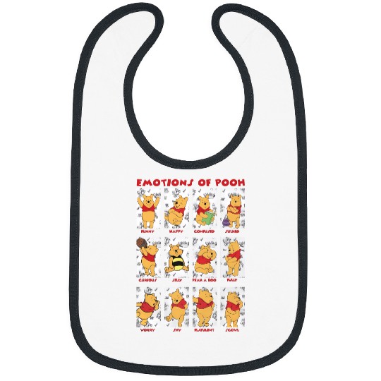 Disney Pooh Portrait Moods Retro 90s Bibs