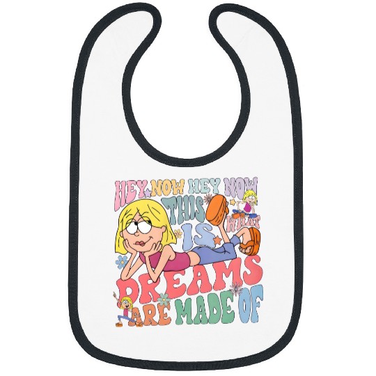 Disney Cute Lizzie McGuire Bibs, This Is What Dreams Are Made Of Retro Bibs, Disneyland Bibs