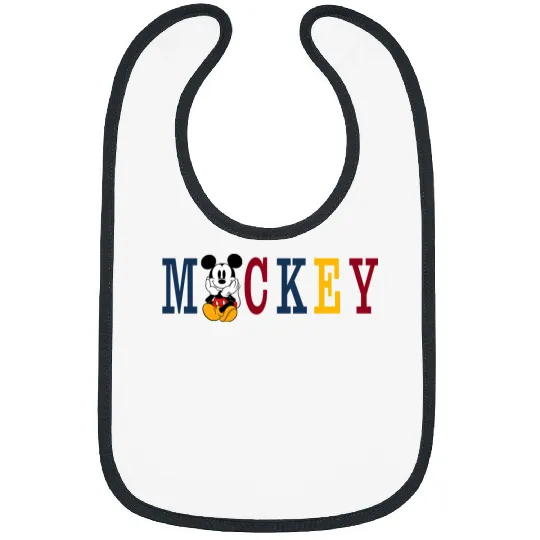 Disney Mickey Mouse embroidered Bibs