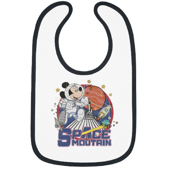 Discover Vintage Space Mountain Bibs, Mickey Astronaut Bibs, Disneyland Bibs, Family Bibs