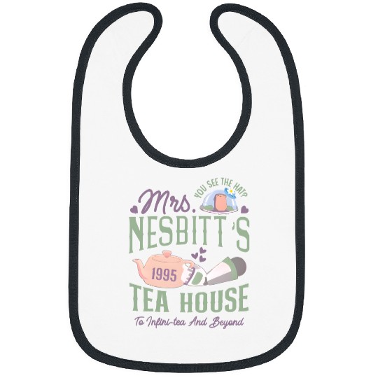 Disney T.oy Stor.y Buzz Lightyear Mrs. Nesbitts Tea House 1995 Bibs