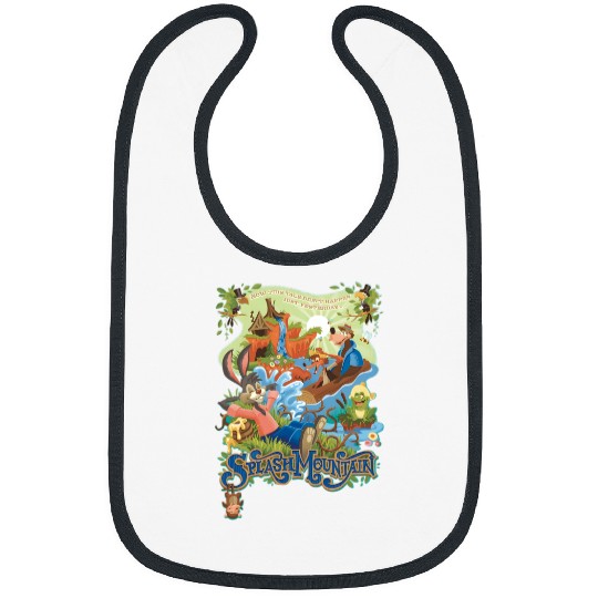 Vintage Splash Mountain Bibs, Disney Ride Bibs,  Brer Rabbit Bibs