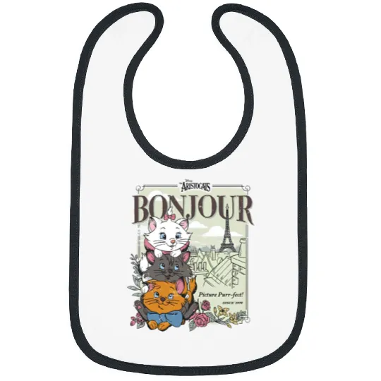 Disney Aristocats in Paris Bibs
