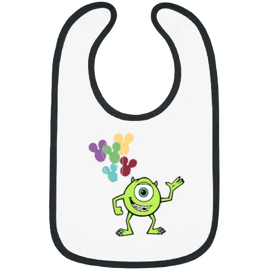 Disney Monsters Inc Bibs, Mike Wazowski Bibs, Monsters University Bibs