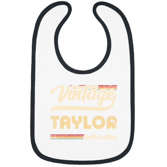 Discover Classic Personalized Vintage Taylor Limited Edition Men  Gifts Bibs