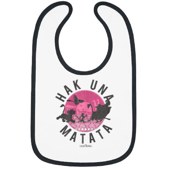 Disney Lion King Simba Silhouette Hakuna Graphic Bibs
