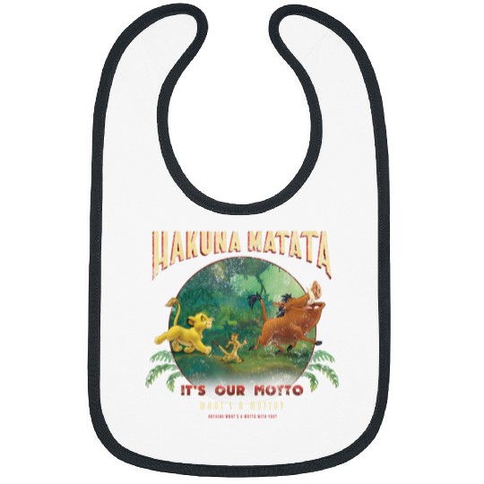 Disney Lion King Hakuna Matata Motto Simba Timon Pumbaa Bibs
