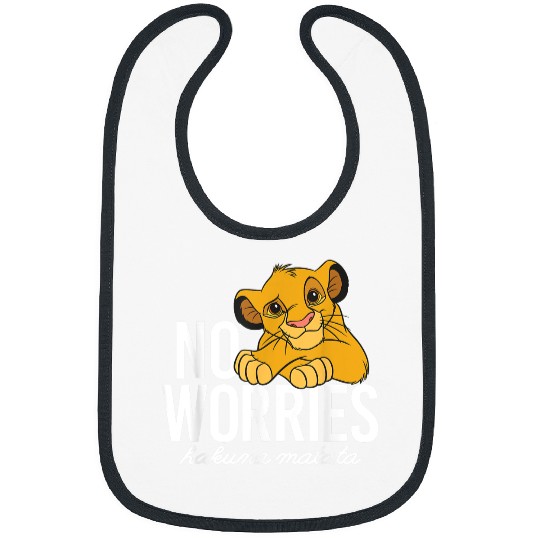 Discover Disney Lion King Classic No Worries Simba Bibs