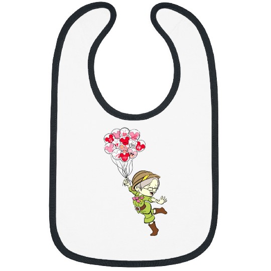 Carl And Ellie Valentine_s Day, Up Balloons Disney Valentine Bibs