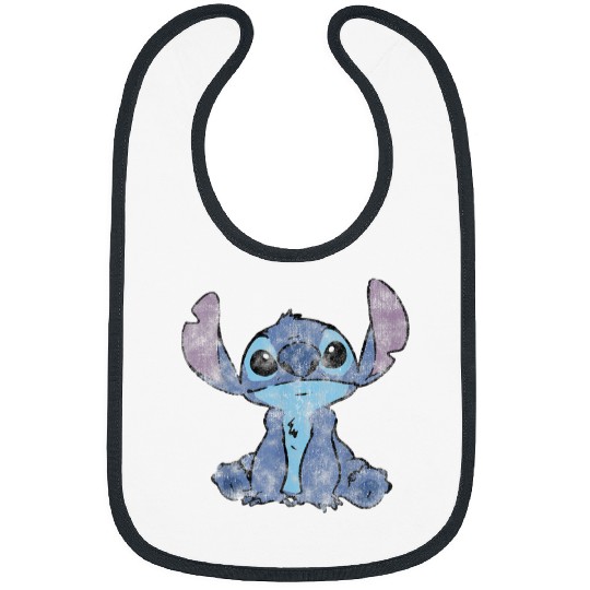 Discover Disney Lilo Amp Stitch Distressed Stitch Portrait Bibs
