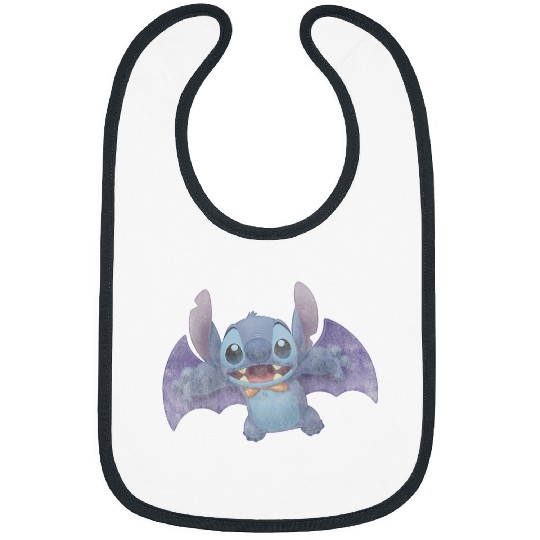 Disney Lilo Stitch Halloween Cute Vampire Stitch Portrait Bibs