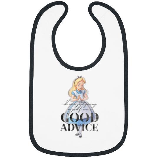 Disney 100th Anniversary Alice In Wonderland - Classic Fit Grey Short Sleeve Bibs
