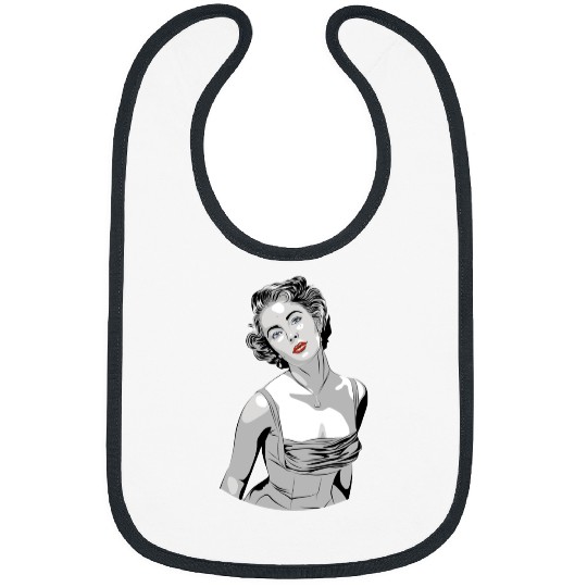 Discover Liz Taylor Hollywood Queen Bibs