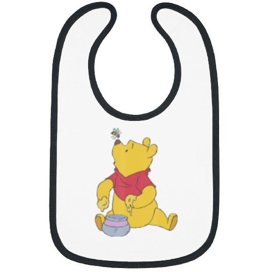 disney winnie the pooh honey meeting mrs bee cute logo t Bibs