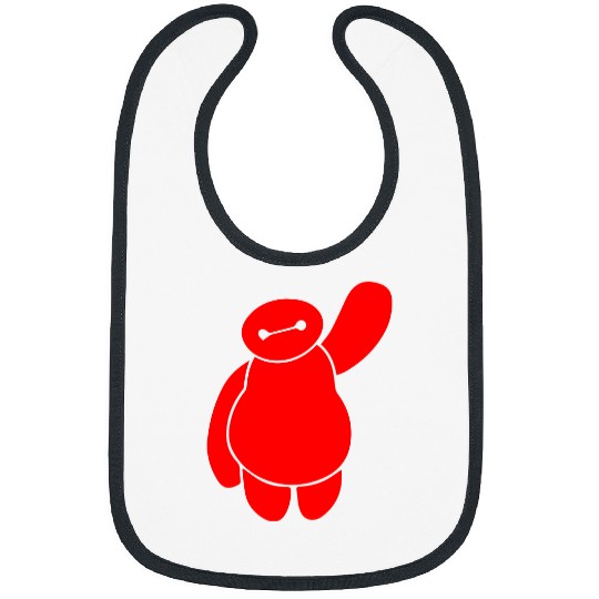 Disney Movie Big Hero 6 Baymax Waving Bibs