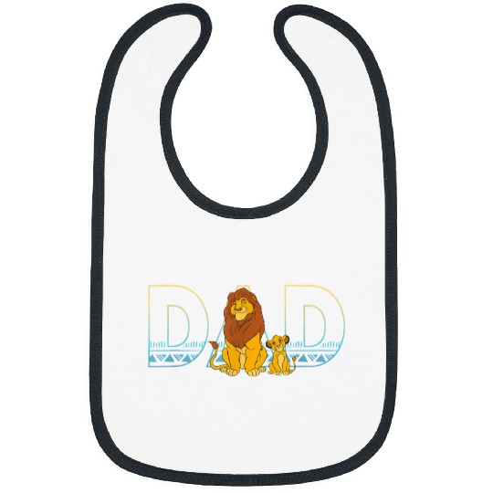 Disney The Lion King Simba and Mufasa Dad Bibs