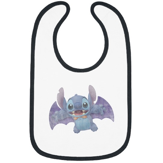 Disney Lilo Stitch Halloween Cute Vampire Stitch Portrait Bibs