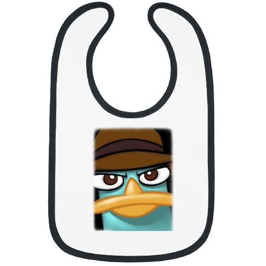 Disneys Phineas And Ferb Perry The Platypus Big Face Portrait Bibs