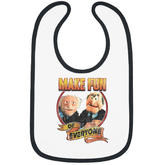 Disneys The Muppets Make Fun Of Statler Waldorf Vintage Shot  Gifts Bibs
