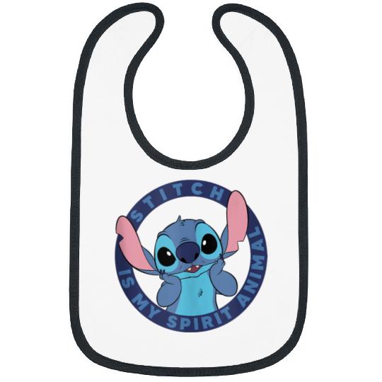 disneys Lilo Stitch Stitch Is My Spirit Animal Circle  gifts Bibs