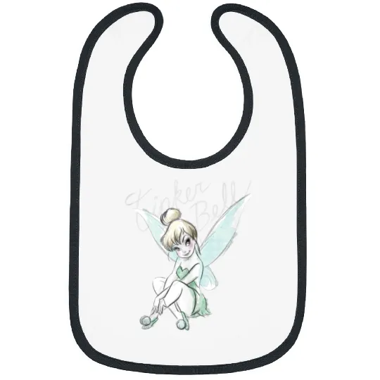 disneyss Tinker Bell Sitting  Gifts Bibs