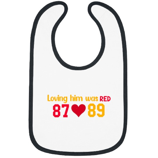 Loving Him Was RED taylorr Swift x Travis Kelce Bibs