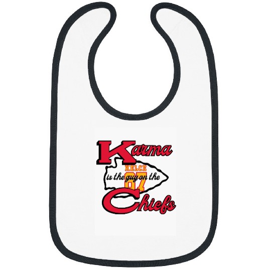 Karma is the Guy on the Chiefs taylorr Swift Travis Kelce Bibs