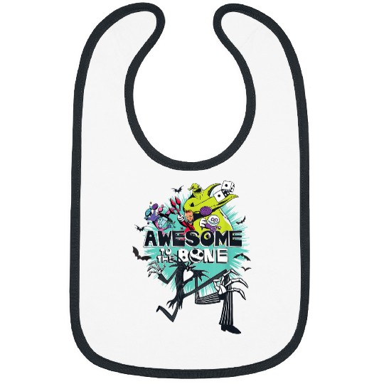 disneys The Nightmare Before Christmas Awesome To The Bone Bibs