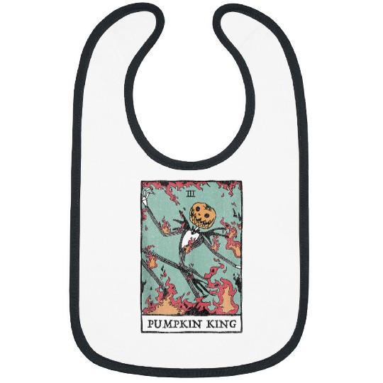 disneys The Nightmare Before Christmas Pumpkin King Tarot Bibs
