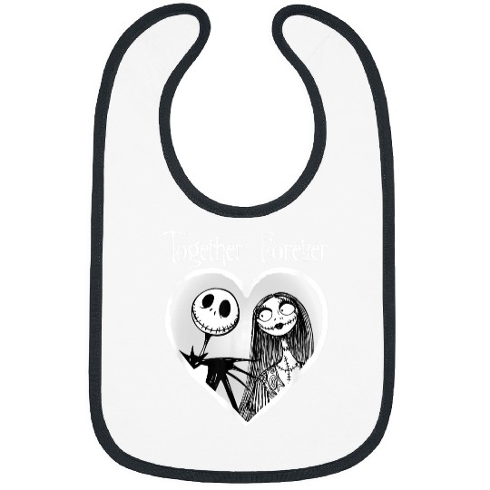 disneys Jack Skellington Together Forever Short Sleeve Bibs