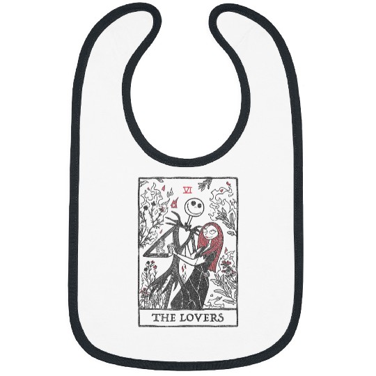 disneys The Nightmare Before Christmas Jack And Sally Tarot Bibs