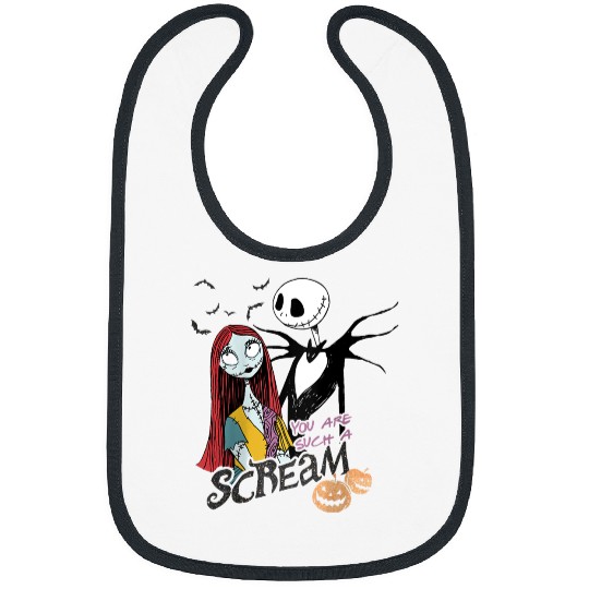 disneys The Nightmare Before Christmas Jack Sally Scream Raglan Bibs