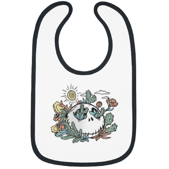 disneys The Nightmare Before Christmas Pocket Desert Skull Bibs