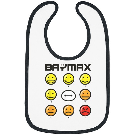 disneys Big Hero 6 Baymax 1 9 Levels Of Pain Array Bibs