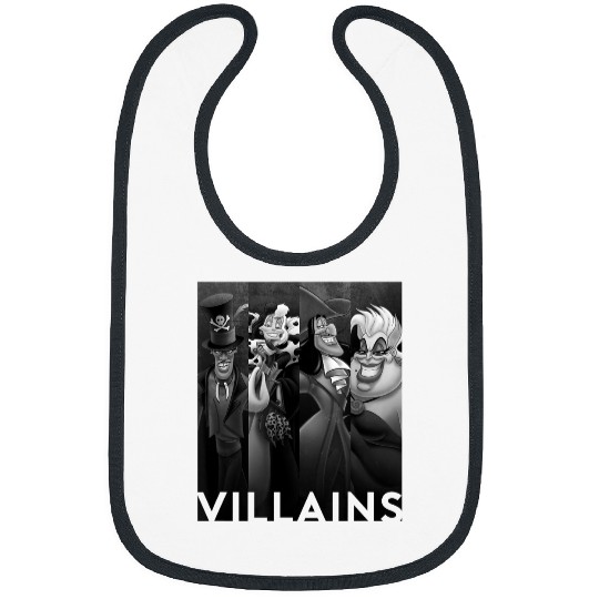 disneys Villains Ursula Cruella Captain Hook Dr Facilier Bibs