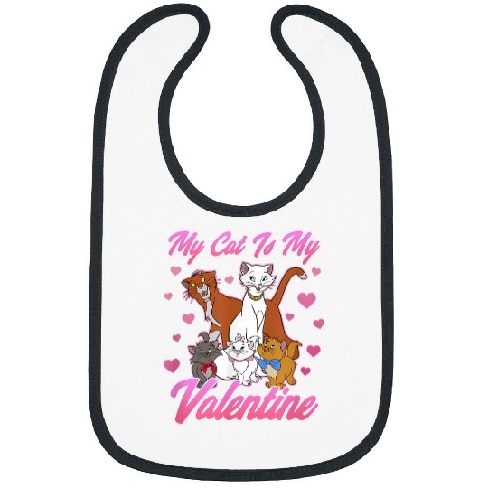 Disney Aristocats Valentines Day My Cat Is My Va Bibs