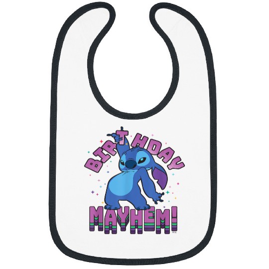 Disney Lilo & Stitch Disco Dance Birthday Mayhem Bibs