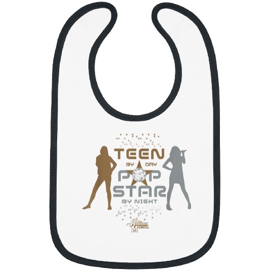 disneys Hannah Montana Teen By Day Pop Star By Night Bibs