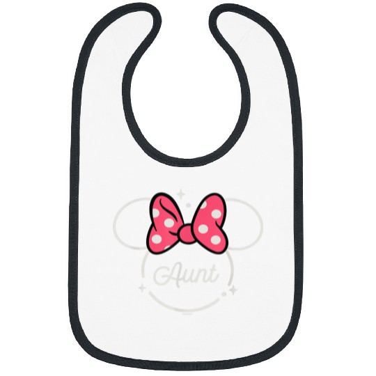 Disney Minnie Mouse Aunt Family Head Icon Magic Bibs