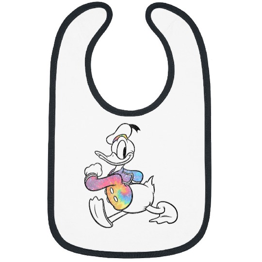 disneys mickeys And Friends Classic Donald Duck Tie Dye Bibs