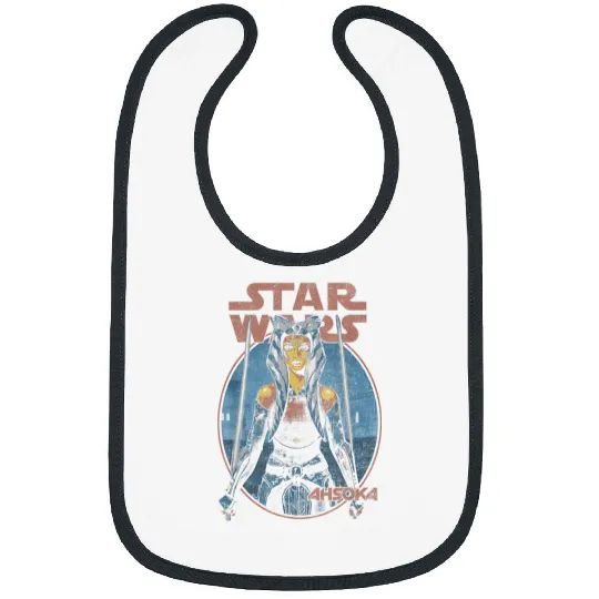 Stars Wars Classic Ahsoka Tano Twin Sabers Vintage disneys Bibs