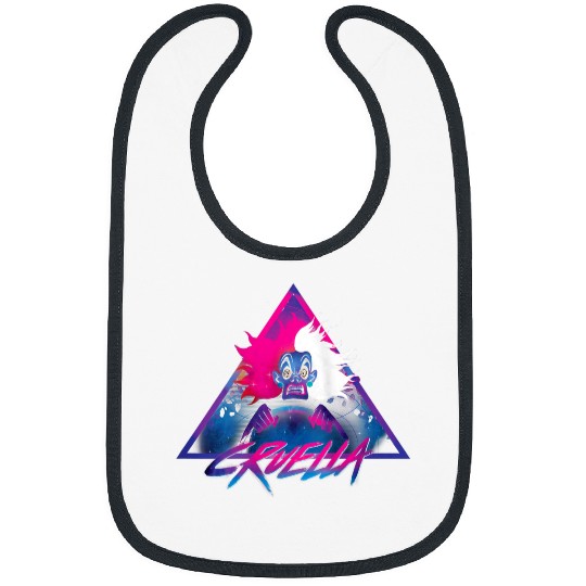 disneys Villains Cruella 90s Rock Band Bibs